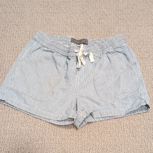 Point Sur Blue Striped Women's Shorts